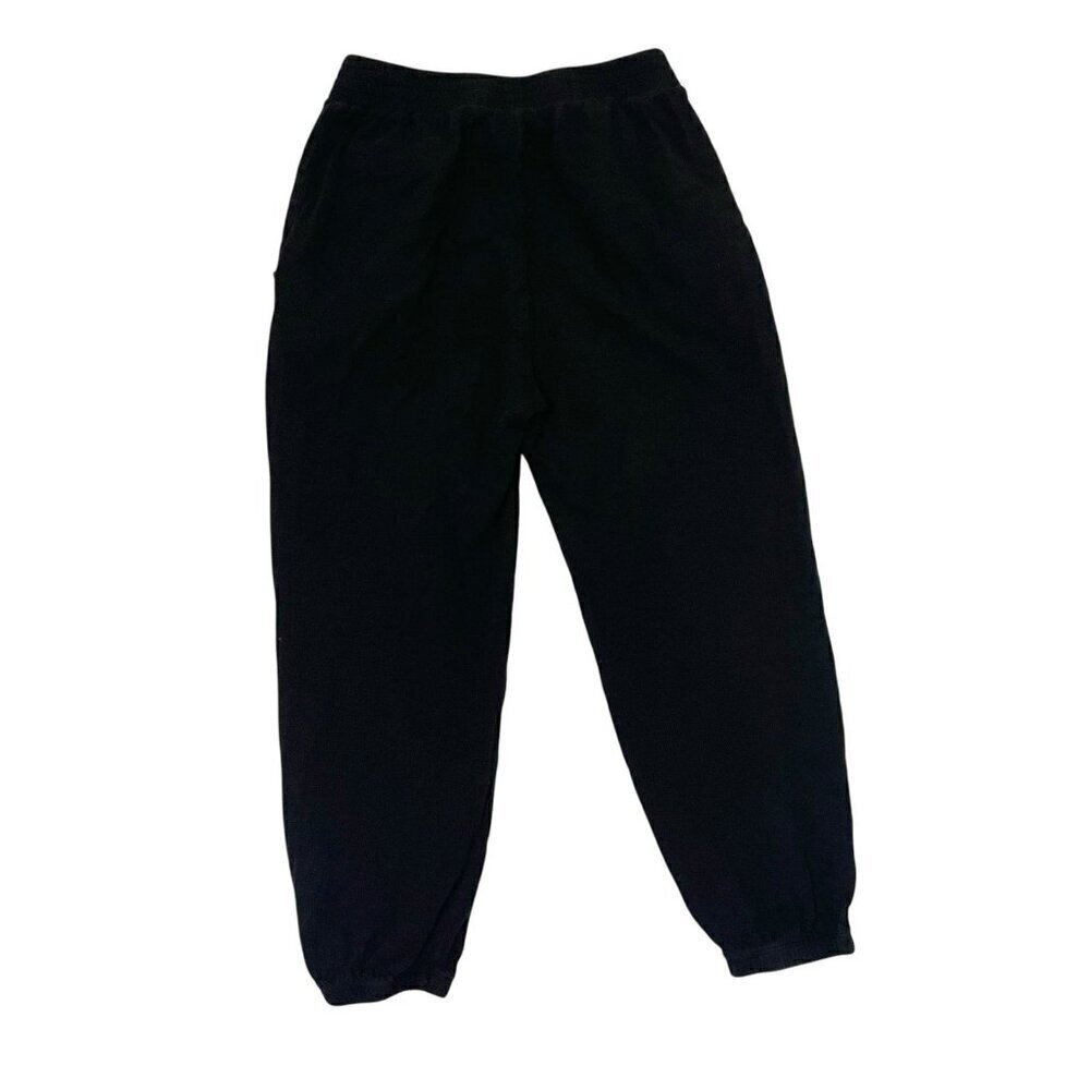 Apiece Apart Pull-On Organic Cotton Jogger Pants Classic Black size Medium